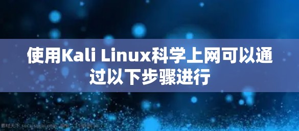 使用Kali Linux科学上网可以通过以下步骤进行