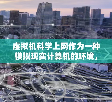 虚拟机<strong>科学上网</strong>作为一种模拟现实计算机的环境,具有多种应用和潜在挑战。以下是对该主题的详细分析