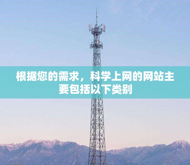 根据您的需求,<strong>科学上网</strong>的网站主要包括以下类别
