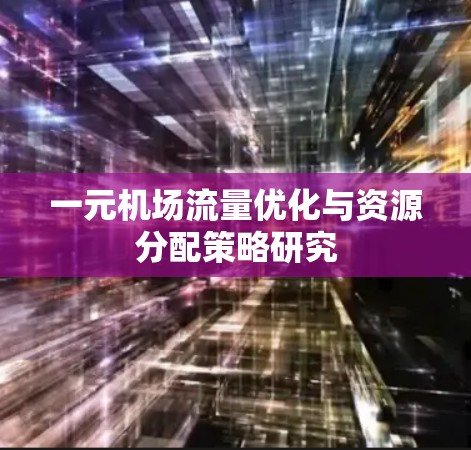 一元机场流量优化与资源分配策略研究 一元机场流量优化与资源分配策略研究