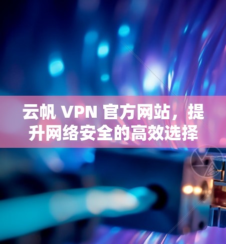 云帆 VPN 官方网站,提升网络安全的高效选择 云帆 VPN 官方网站,提升网络安全的高效选择