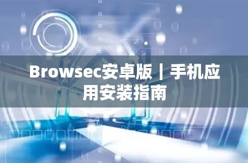 Browsec安卓版|手机应用安装指南